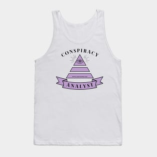 Conspiracy Analyst Tank Top